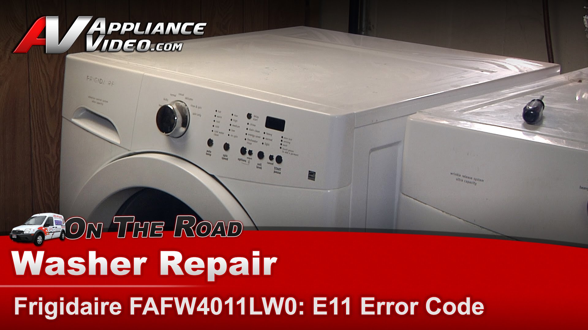 Frigidaire FAFW4011LW0 Washer Not spinning on heavy loads