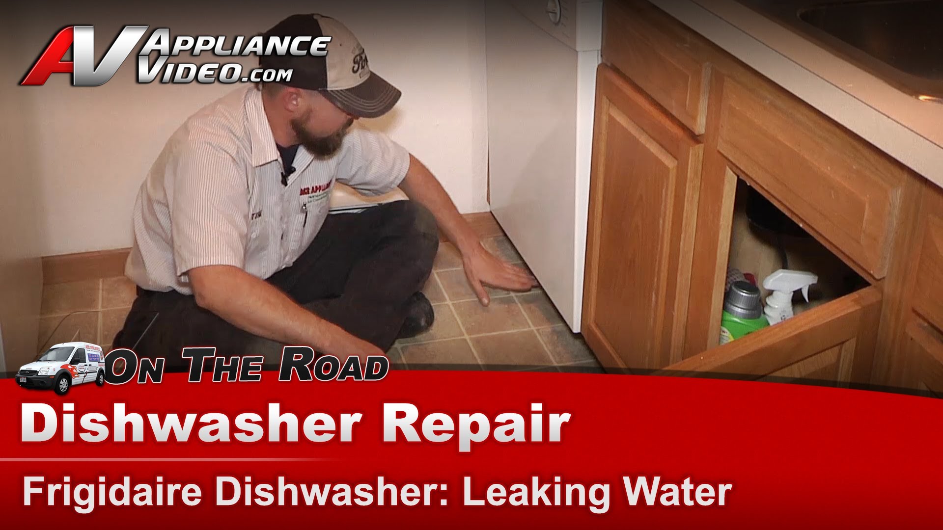 Frigidaire FD8510LCS0 Dishwasher Repair Leaking water Appliance Video