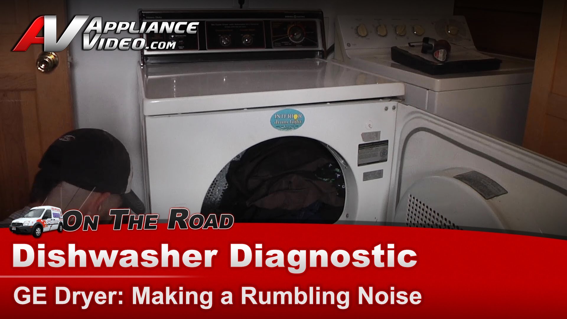 GE DDG7980GELWH Dryer Diagnostic Making a rumbling noise Slide