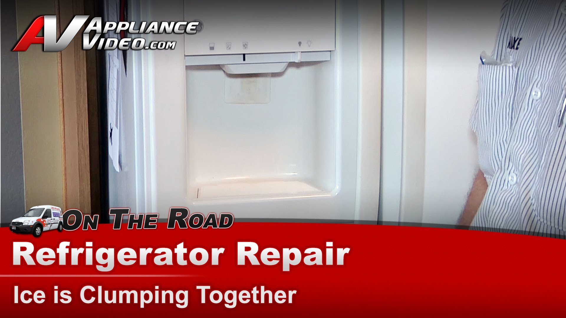 GE TFX22QRCEWW Refrigerator Repair – Ice is clumping together – Defrost ...