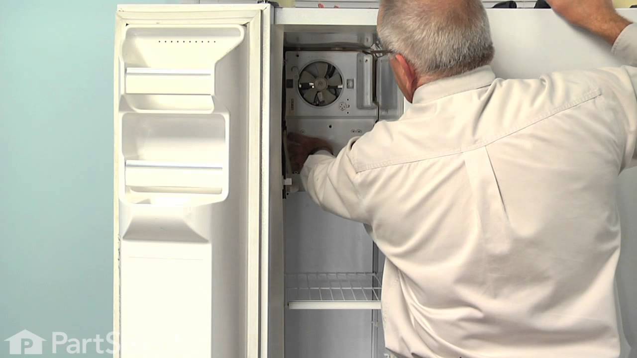 Install an Evaporator Fan Motor on a GE Refrigerator Appliance Video