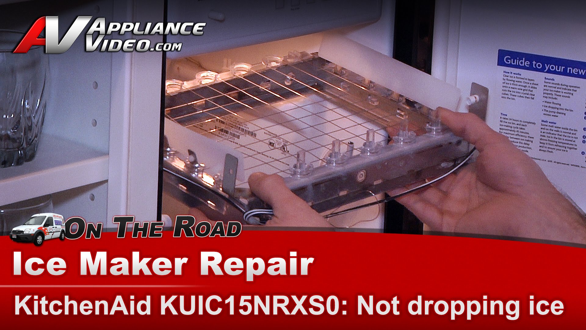 KitchenAid KUIC15NRXS0 Ice Maker Diagnostic Repair Not dropping ice