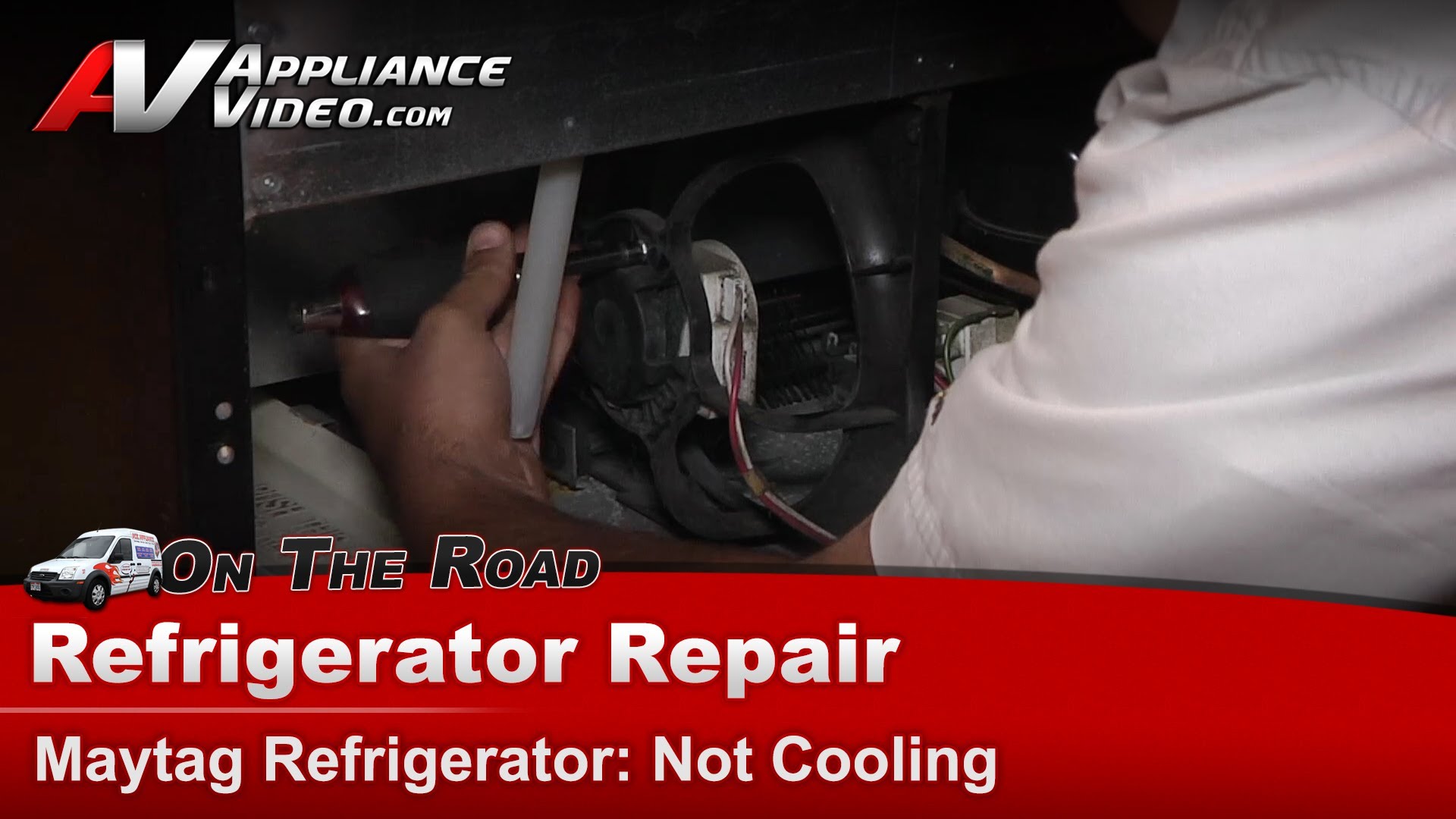 Maytag ER2CHMXPL00 Refrigerator Repair – Not cooling – Condenser Fan