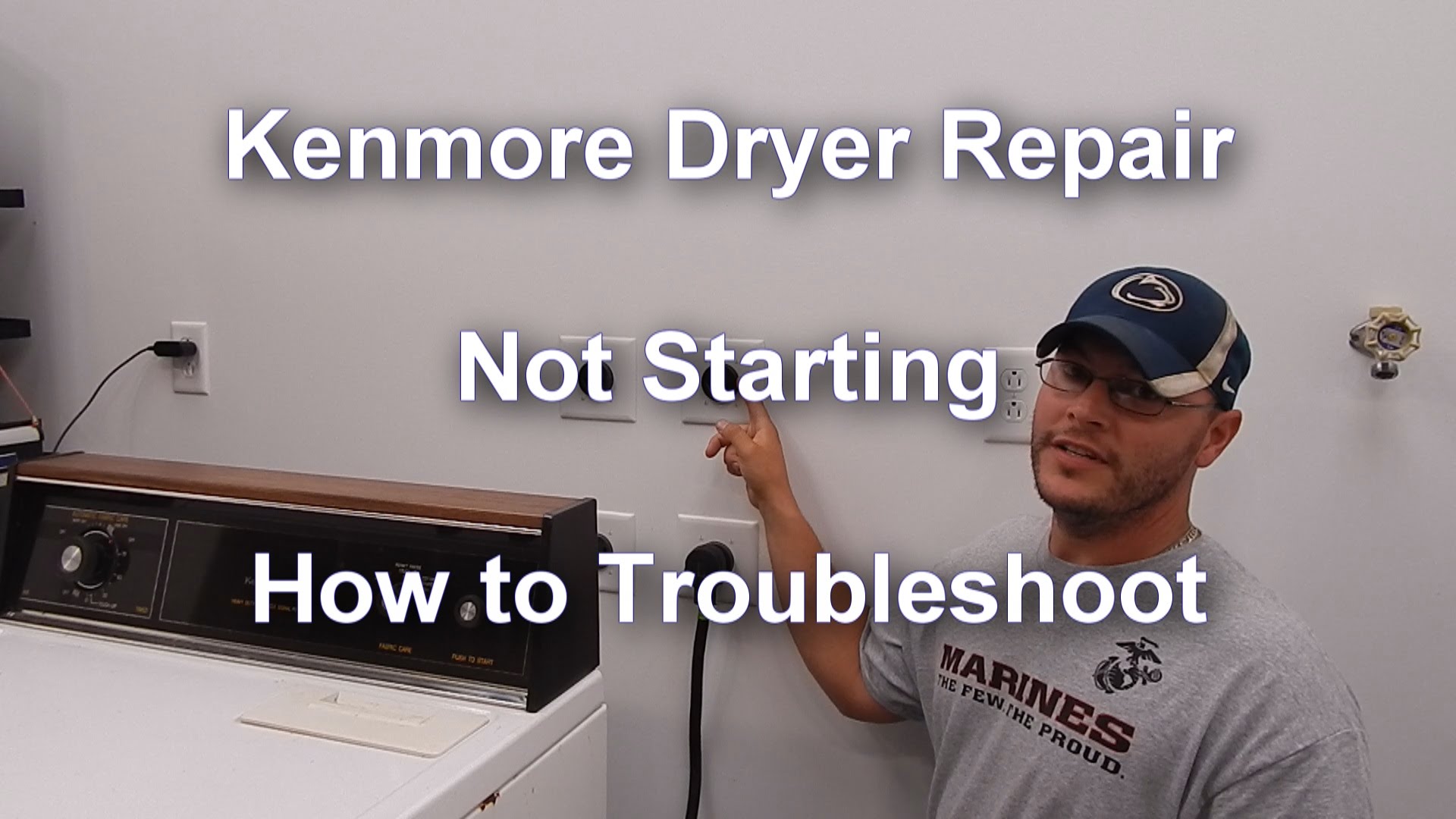 Troubleshoot a Brown Top Kenmore Dryer that Won&rsquo;t Start 