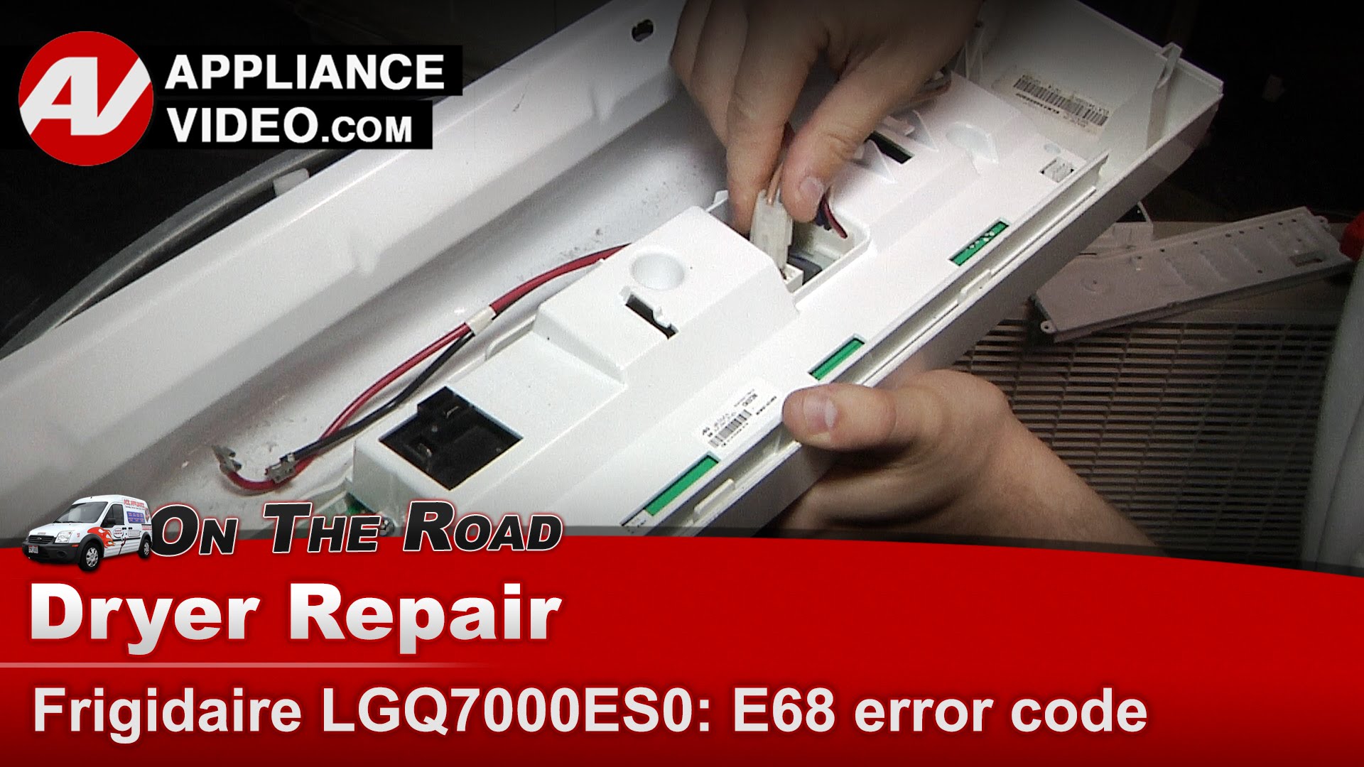 Frigidaire LGQ7000ES0 Dryer E68 error code Control Board