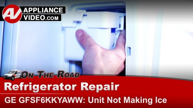 GE Refrigerator – Ice maker – Not making ice | Appliance Video