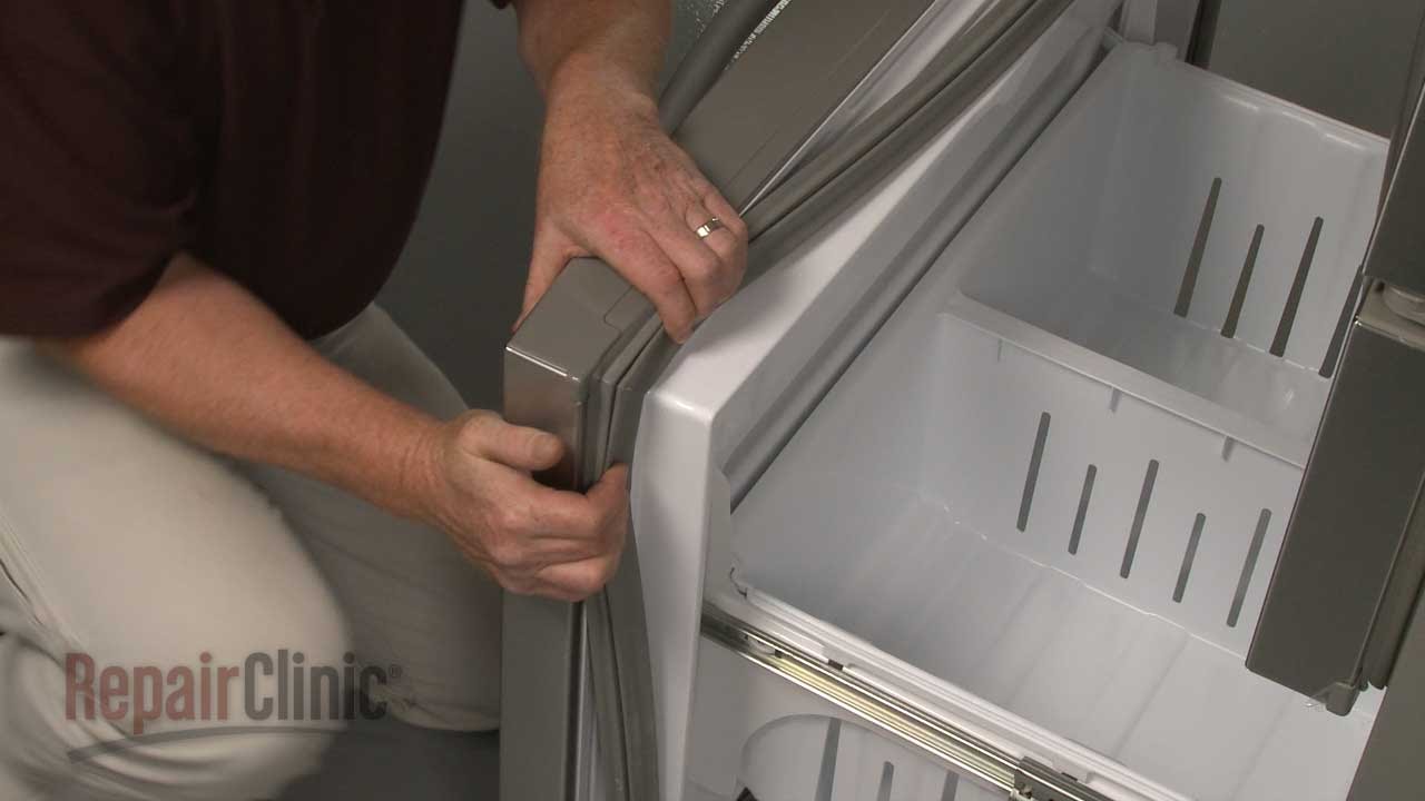 Replacing the Freezer Drawer Gasket on a Whirlpool Refrigerator