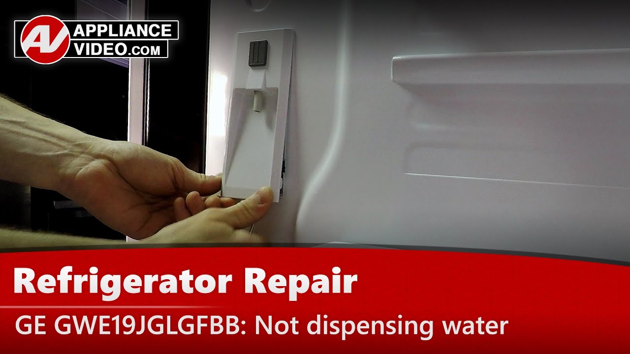 GE GWE19JGLGFBB Refrigerator – Not dispensing water – Switch Actuator ...