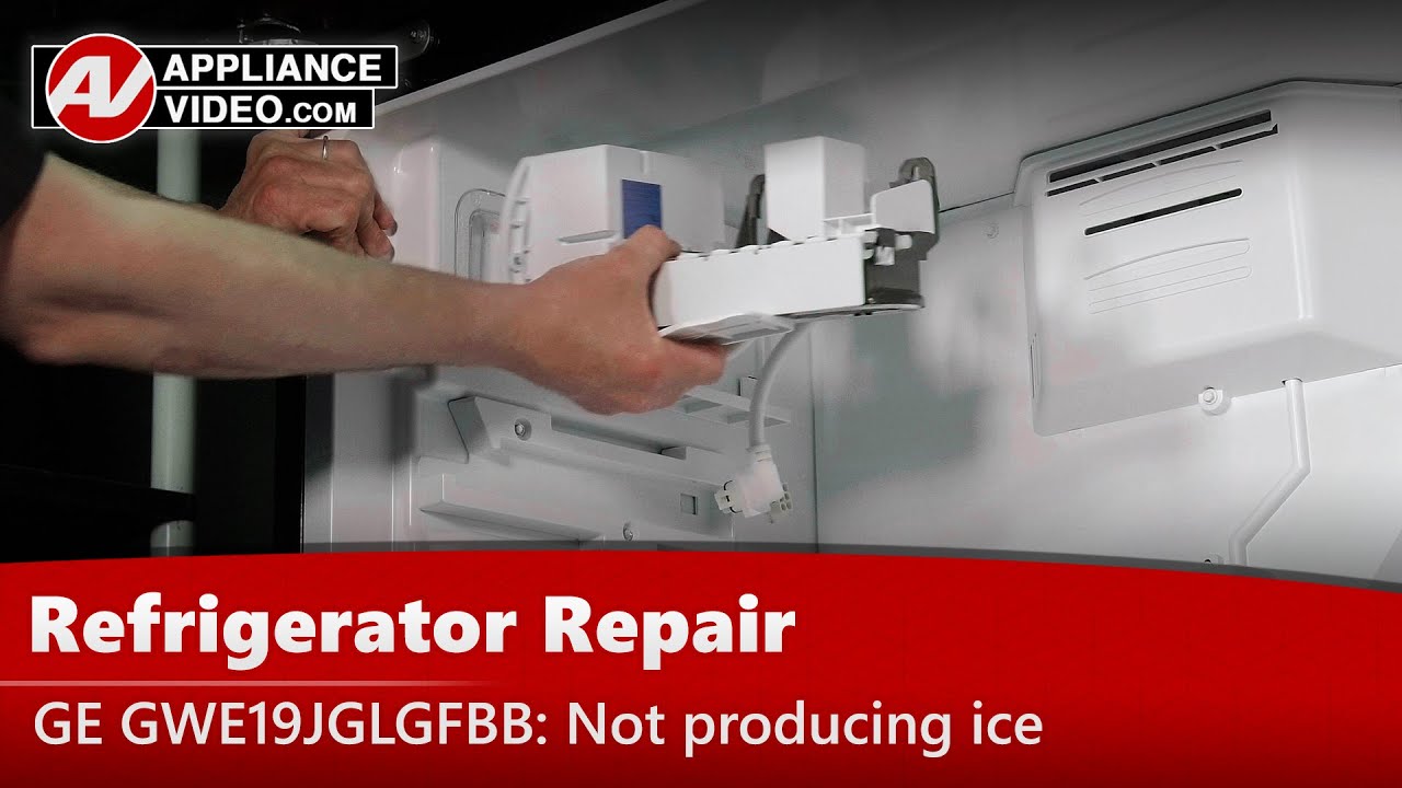 GE GWE19JGLGFBB Refrigerator – Not producing ice – Ice Maker Assembly ...