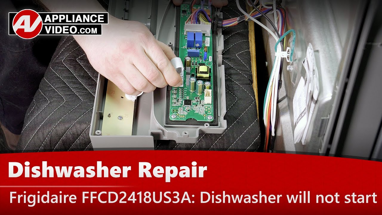 Frigidaire FFCD2418US3A Dishwasher Will Not Start Electronic   Frigidaire Ffcd2418us3a Dishwash 7 