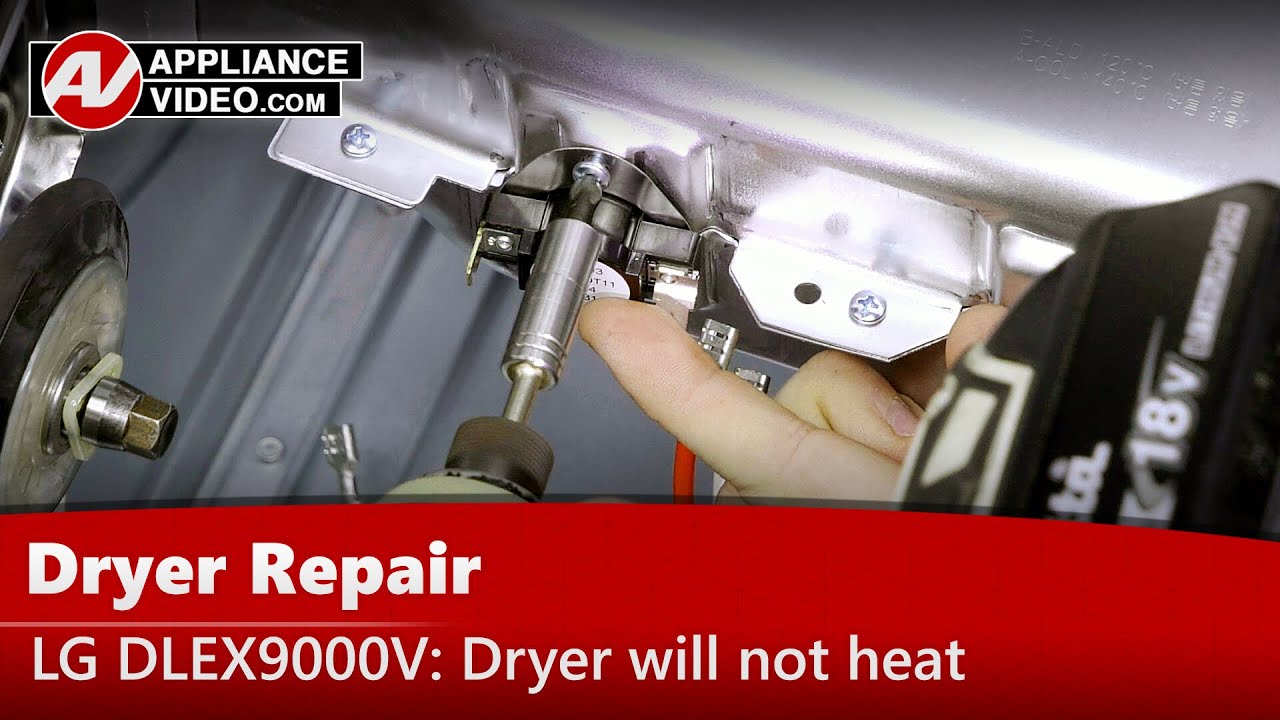 LG DLEX9000V Dryer – Dryer will not heat – Parts Assembly | Appliance Video