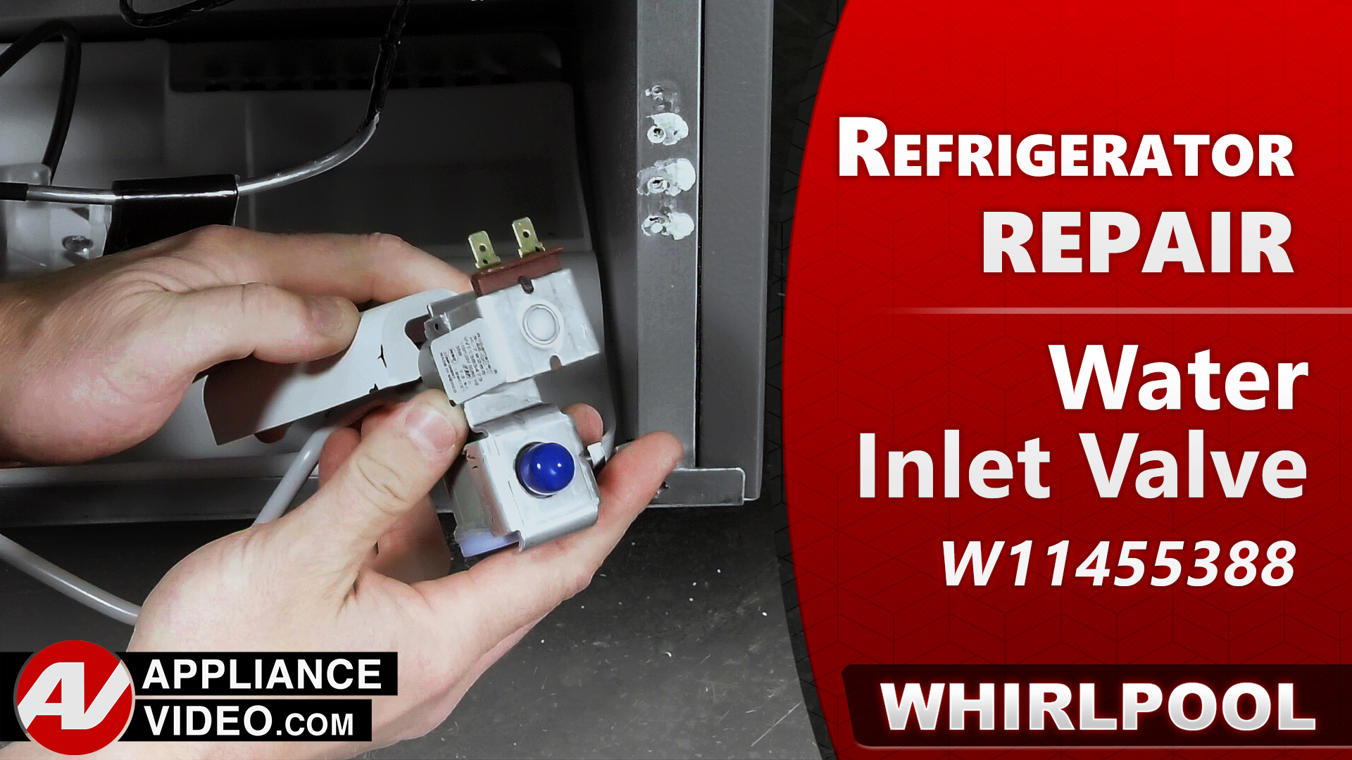 Whirlpool WRQA59CNKZ Refrigerator – Over or under filling icemaker – Water Inlet Valve