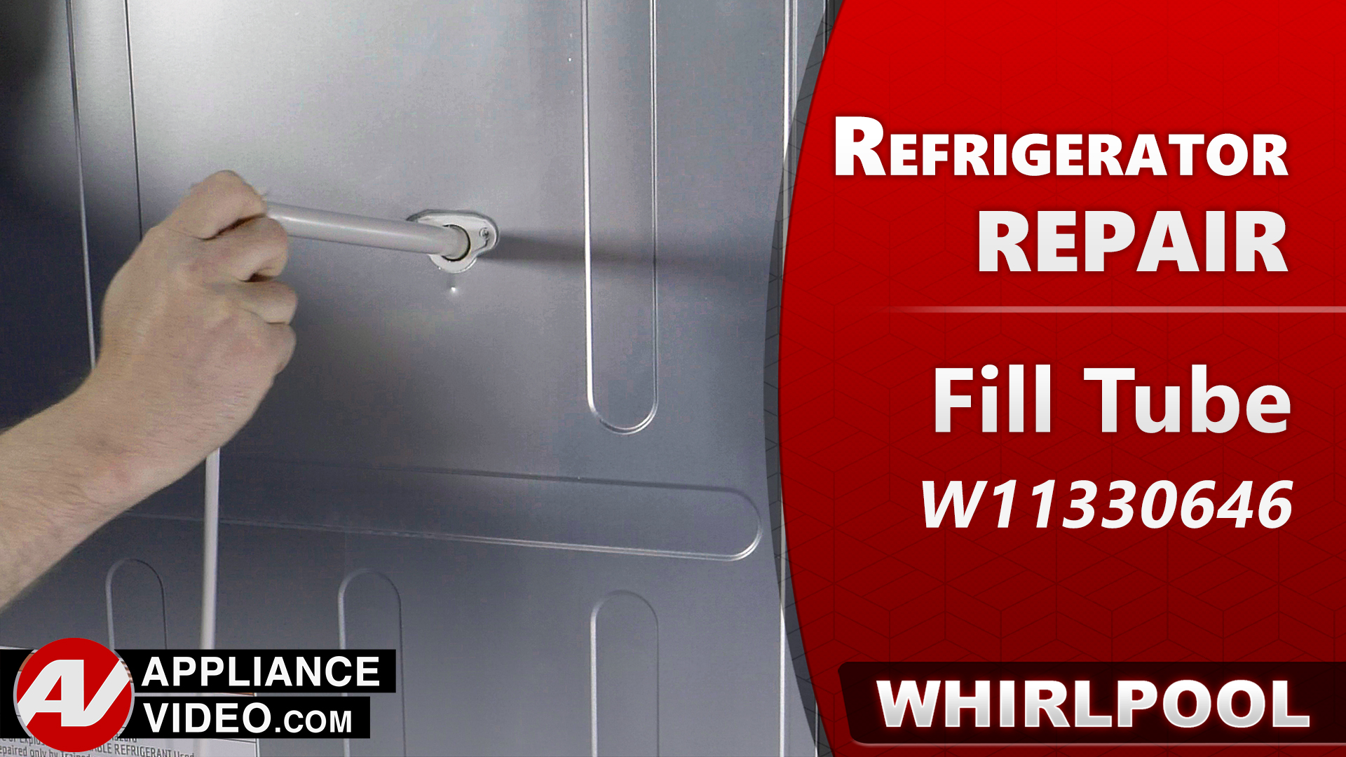 Whirlpool WRQA59CNKZ Refrigerator – Fill tube is damaged – Fill Tube