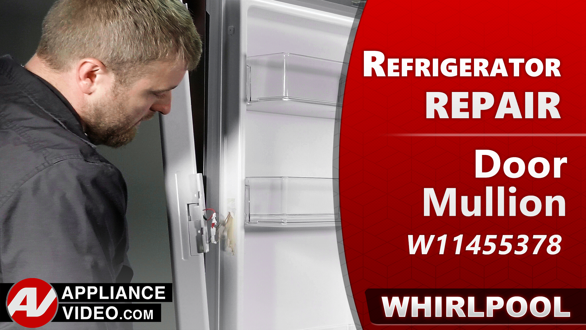 Whirlpool WRQA59CNKZ Refrigerator – Door will not open or close properly – Door Mullion