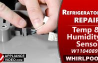 Whirlpool WRQA59CNKZ Refrigerator – Not properly defrosting – Defrost Heater