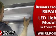 Whirlpool WRQA59CNKZ Refrigerator – Control panel has cosmetic damage – Control Panel