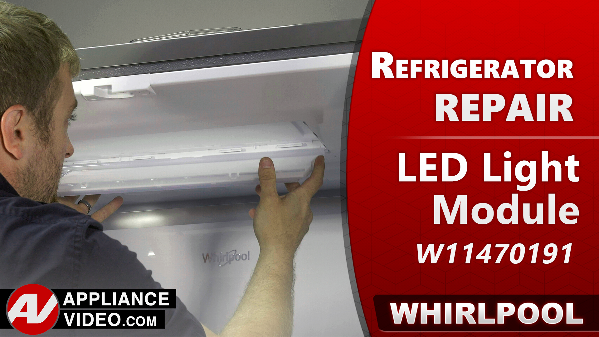 Whirlpool WRQA59CNKZ Refrigerator – Lamp flickers – LED Light Module