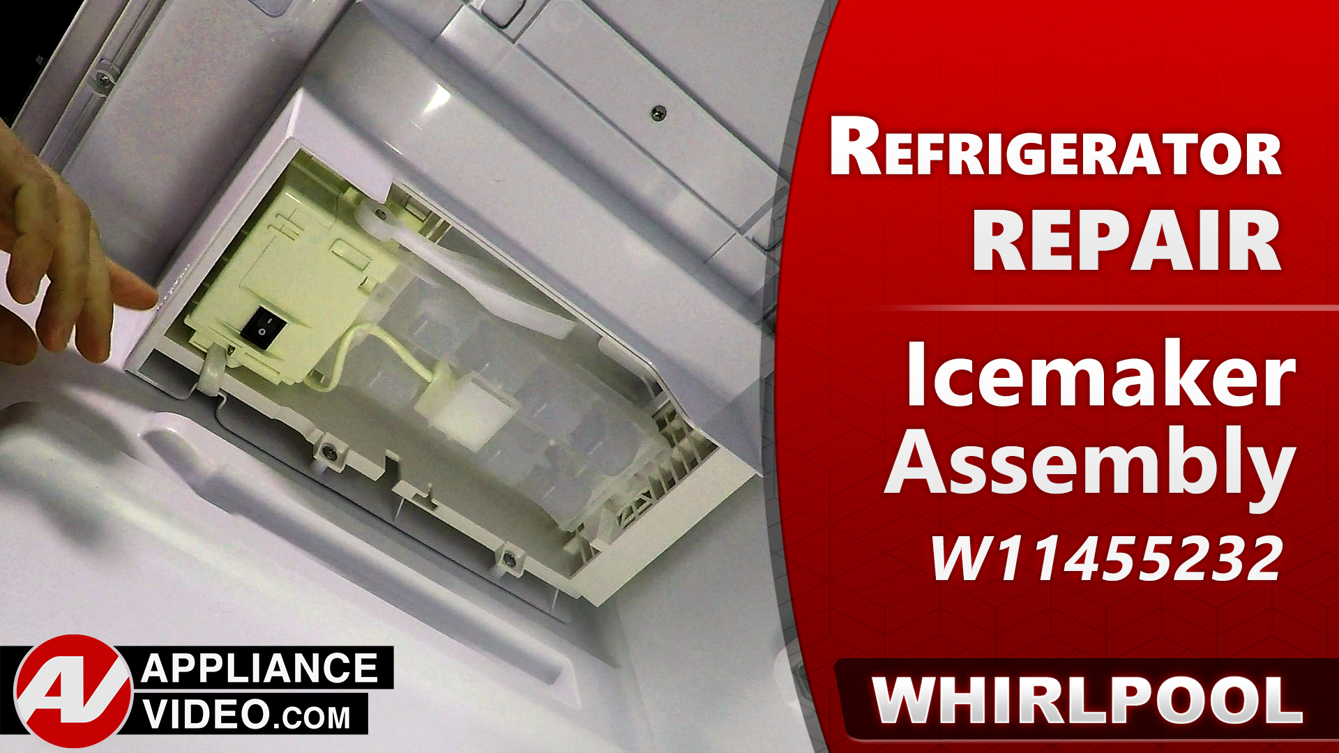 Whirlpool WRQA59CNKZ Refrigerator – Leaking – Icemaker Assembly