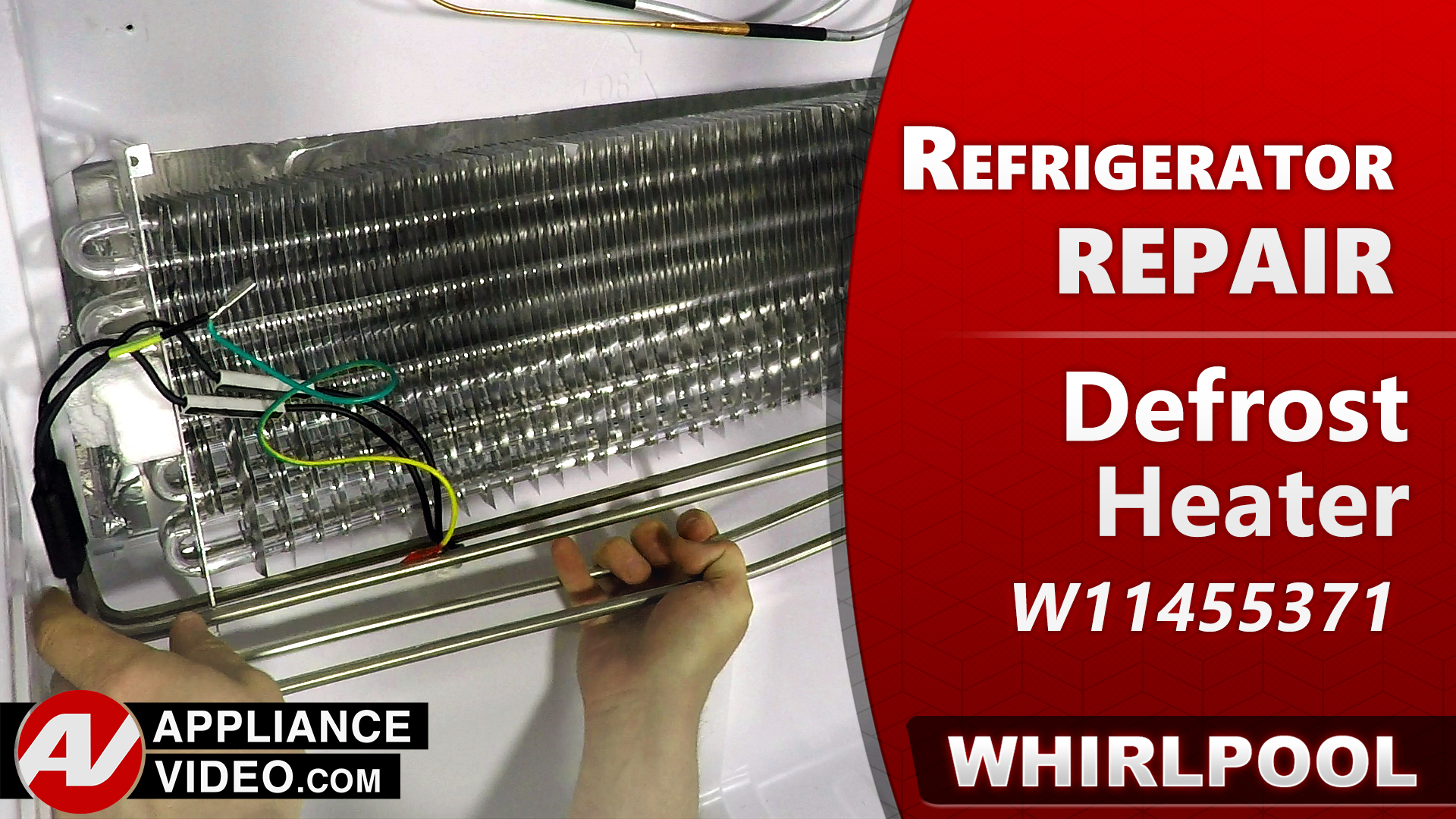 Whirlpool WRQA59CNKZ Refrigerator – Not properly defrosting – Defrost Heater