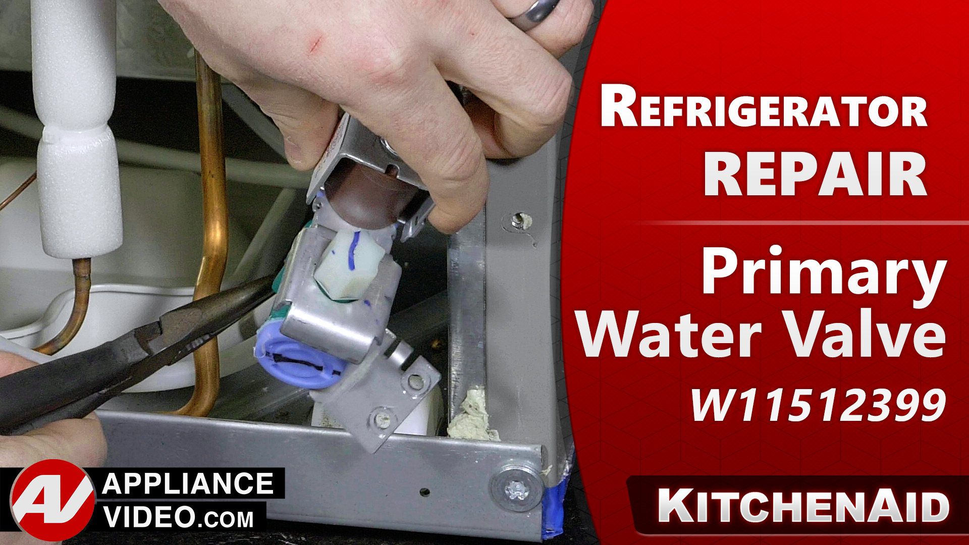 KitchenAid KRSF705HPS04 Refrigerator – Not receiving water – Primary Water Inlet Valve